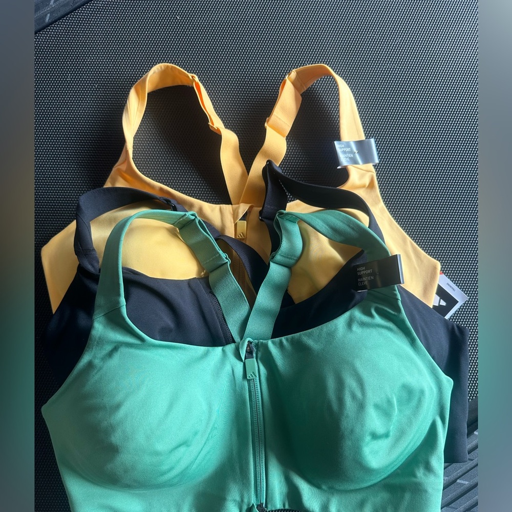 NWT BUNDLE - 3 Adidas High Impact Sports Bras 38C